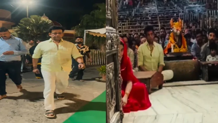 Ravi Kishan at the rate of Baba Mahakal, an actor was absorbed in meditation