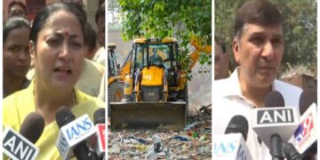 Ruckus over bulldozer action at Madrasi Camp in Delhi, 'AAP' retaliated, CM said- 'We can't do anything'