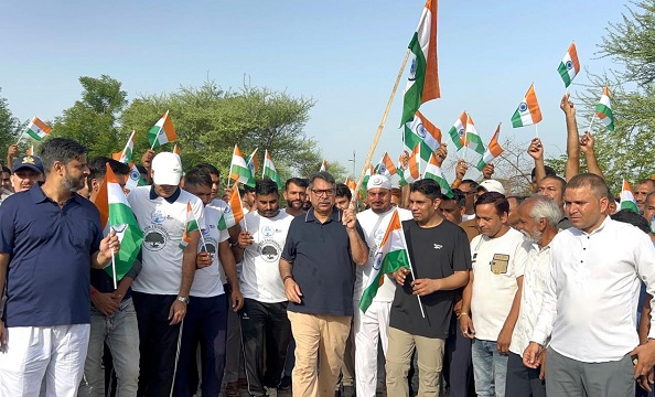 'Satish Poonia ran with soldiers, youth and public in Run for Environment
