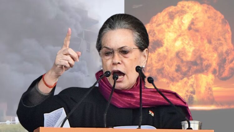 Sonia Gandhi, Iran Israel Attack, Sonia Gandhi Attack on Modi Government, Sonia Gandhi Supports Iran, Congress Support Iran AMID Israel Attack, India's Silence, Israeli dobledards, Nuclear Power Israel, Iran Nuclear Program, Benjamin Netanyahu, Donald Trump Iran, Gaza Humanitarian Crisis, India Foreign Policy, Congress Statement Iran, Congress State, Middle East Conflist, Diplomatic Traditions India | Israel's 'atomic' attack! Sonia Gandhi raised questions on India's 'silence'. News Track in Hindi