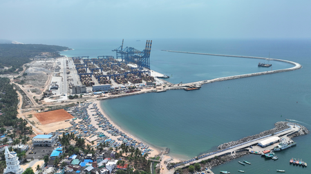 The world's largest container ship 'MSc Irina' will make a historic debut at Vizhinjam Port