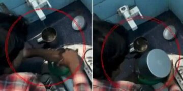 Truth of tea in railway: In viral video, a person was washed away by washing tea kettle in the toilet of the train, a stir on social media