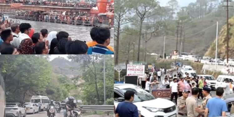 Uttarakhand Traffic on Holiday | Uttarakhand Traffic Jam | Traffic in Hill Stations | Uttarakhand Tourist Crowd | , Hill station or traffic station? Punishment is being done in Uttarakhand; Neither relief to roam, nor way to go home. News Track in Hindi