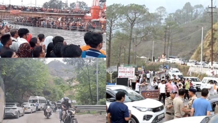 Uttarakhand Traffic on Holiday | Uttarakhand Traffic Jam | Traffic in Hill Stations | Uttarakhand Tourist Crowd | , Hill station or traffic station? Punishment is being done in Uttarakhand; Neither relief to roam, nor way to go home. News Track in Hindi
