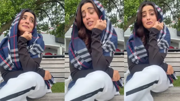 Whose husband remembers Akshara Singh? The actress shared the video and expressed grief