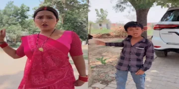 Younger child puts Kajal Raghavani's reel, heart won by expression