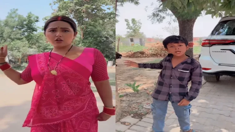 Younger child puts Kajal Raghavani's reel, heart won by expression