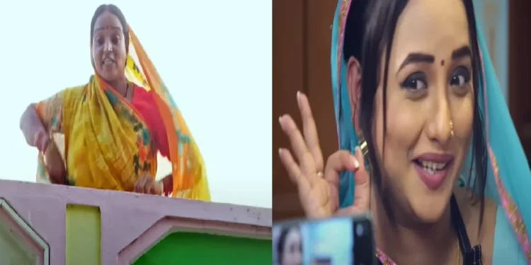 Youth is going to come in old age because Rani Chatterjee is red on the cheeks, see the title track of Priya Beauty Parlor