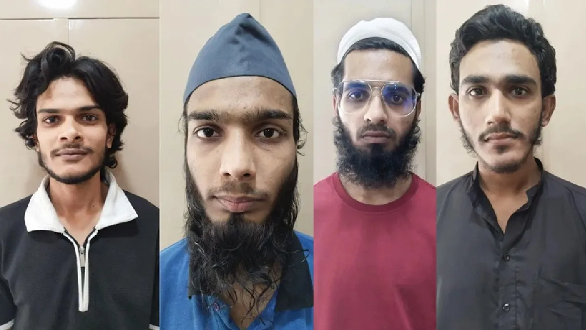 4 Terrorists Linked to Al Qaeda Arrested: Four terrorists associated with Al Qaeda arrested from Delhi, Noida and Gujarat, big action of Gujarat ATS, four terrists linked to al qaeda arrested from Delhi, NOIDA and Gujarat, Major Action by Gujarat ATS