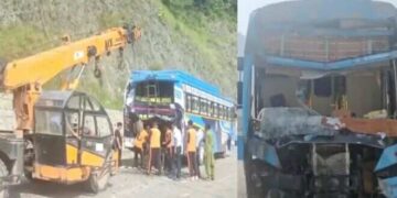 5 buses filled with Amarnath pilgrims accident victim, 36 passengers injured in Ramban in Jammu and Kashmir
