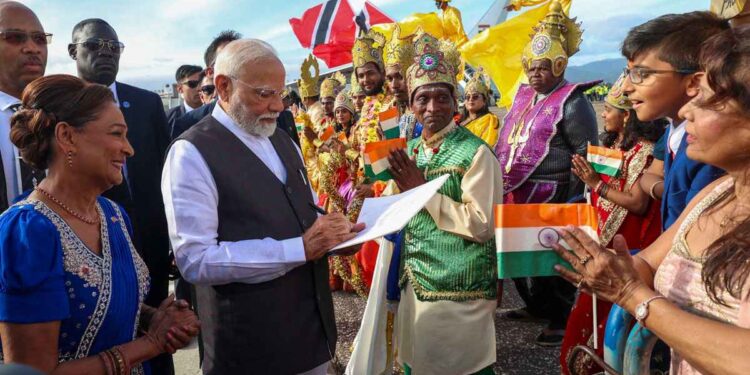 'Akash is also no border for new India': Prime Minister Modi in Trinidad and Tobago