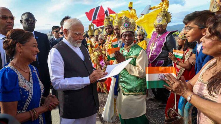 'Akash is also no border for new India': Prime Minister Modi in Trinidad and Tobago