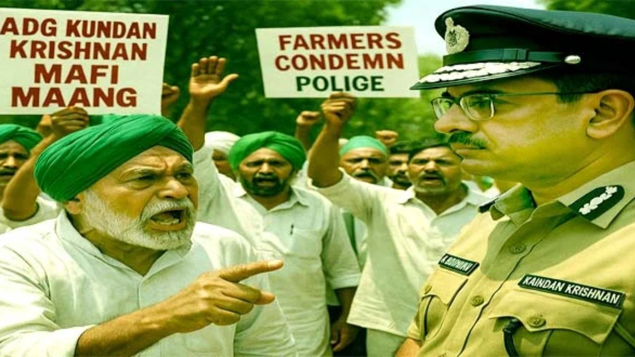 Bihar Farmers Called Insulting and Demanded An Apology Over Adg Kundan Krishna Controversial Statement | 'If you do not apologize, then the effigy will burn, there will be movement', open warnings of farmers on the statement of ADG Kundan Krishnan of Bihar. News Track in Hindi