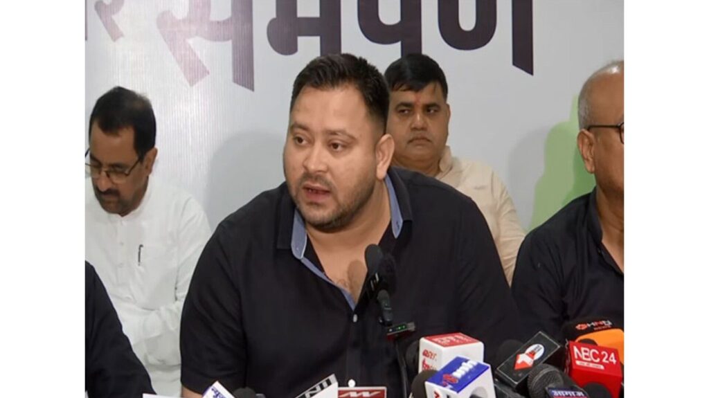 Bihar: Leader of Opposition Tejashwi Yadav criticized the state government for SIR, questioned the health of CM Nitish Kumar