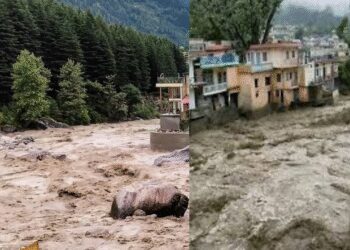 Clouds Break Again in Himachal Flood Havoc in Kortanga of Mandi Heavy Rain Alert Issued | In Himachal, clouds again burst, havoc in the mandi's Koratang; Alert for heavy rain continues! , News Track in Hindi