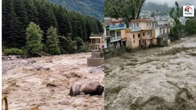 Clouds Break Again in Himachal Flood Havoc in Kortanga of Mandi Heavy Rain Alert Issued | In Himachal, clouds again burst, havoc in the mandi's Koratang; Alert for heavy rain continues! , News Track in Hindi