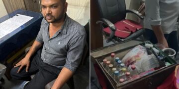 Corruption in health, playing with health: Assistant Administrative Officer of Udaipur CMHO office arrested red handed taking bribe of 1.5 lakh