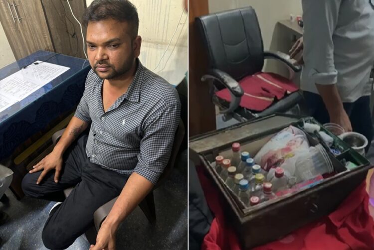 Corruption in health, playing with health: Assistant Administrative Officer of Udaipur CMHO office arrested red handed taking bribe of 1.5 lakh