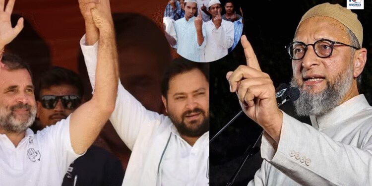 Crisis for Mahagathbandhan in Bihar Elections Owaisi's AIMIM Increases Strength in Burderlands Tejasswi May Suffer Big Loss If Hef He FIGHTS Elections Alone | Crisis for Grand Alliance in Bihar elections: Owaisi's AIMIM increased strength in Seemanchal, if you contest alone, Tejashwi can suffer a big loss! , News Track in Hindi