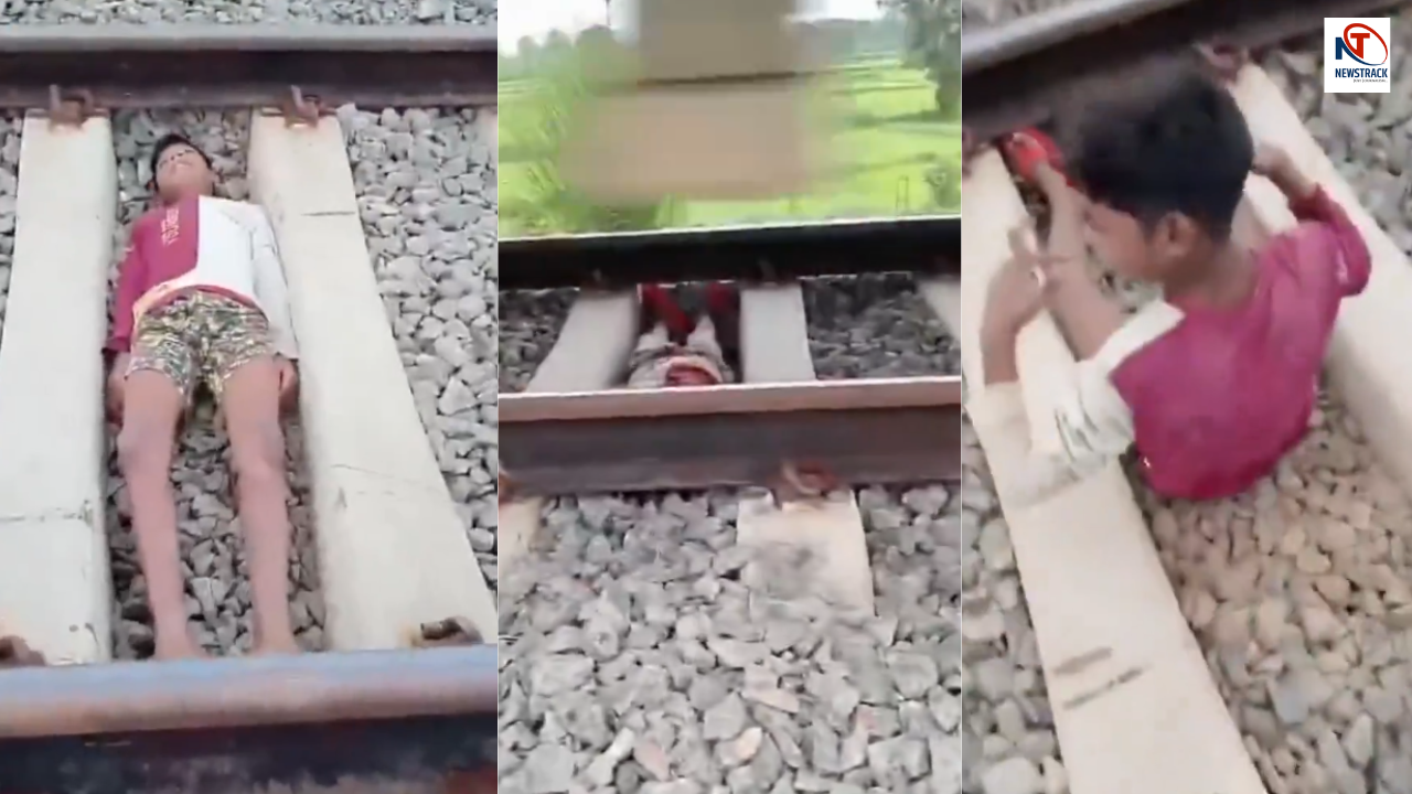 Desire Become Famous A Child Came Under A Train A Short Train from a Fast-Paced Interview Your Soul Tremble After Watching The Video | In the desire to be famous, the child came under the train, the rail passed through a high speed, the soul will tremble by watching the video! , News Track in Hindi