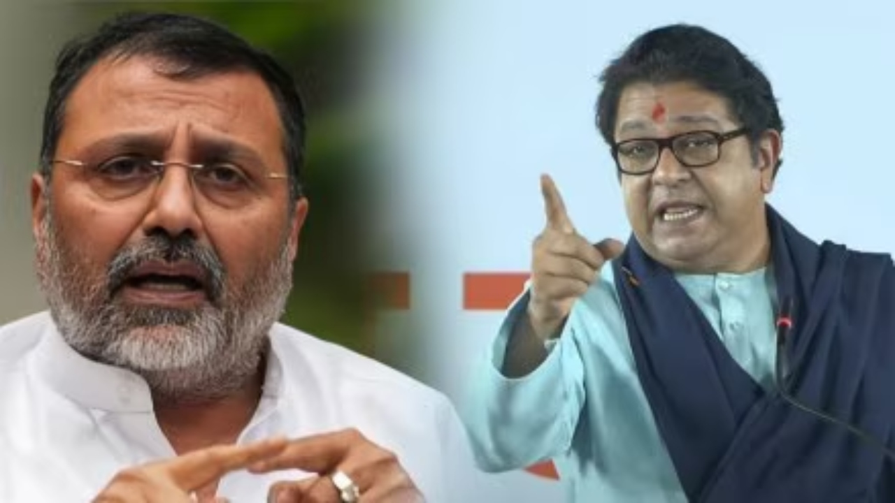 Dubo dubo ke marengeà ¥ ¤ Maharashtra Politicsà ¥ ¤ Nishikant Dubeyà ¥ ¤ Nishikant Dubey Reactionà ¥ ¤ Raj Thackeray | "I teach Hindi ..." Nishikant Dubey retaliated on Raj Thackeray, took a pinch on the statement of 'Dubo-Hubo Kar Kar'. News Track in Hindi