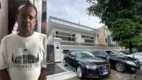 Fake Embassy revealed in Ghaziabad, VVIP number, cash worth millions and luxury vehicles recovered