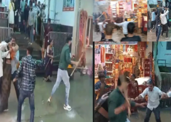 Fight Between Shopkeepers and Devotees in Khatu Shyam: In Khatu Shyam, a minor thing between shopkeepers and devotees on a minor matter, assault, video viral, dispute and fight better and devotees in khatu shyam shyam has a minor a minor, video goes viral