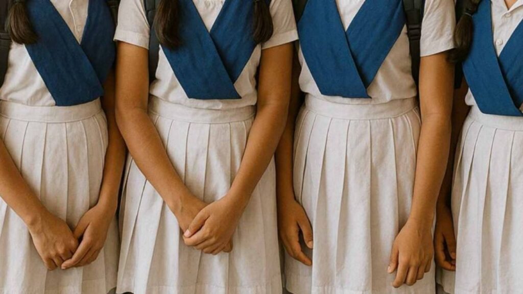 Girls take off their cloths periods checked after blood found in school bathroom in Maharashtra | Periods checked in school | , Girls take off clothes, check ... Investigation of periods on getting blood in school bathroom, 8 arrested including principal. News Track in Hindi