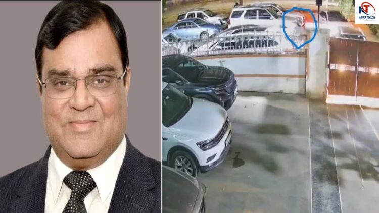 Gopal Khemka | Gopal Khemka Murder | Bihar News | Bihar Murder Case | Bihar Gopal Khemka Murder | Bihar Gopal Khemka Murder CCTV Footage | Bihar Murder | Murder in 6 seconds, shooter seen waiting at the gate, will surprise CCTV footage of Gopal Khemka Murder | News Track in Hindi