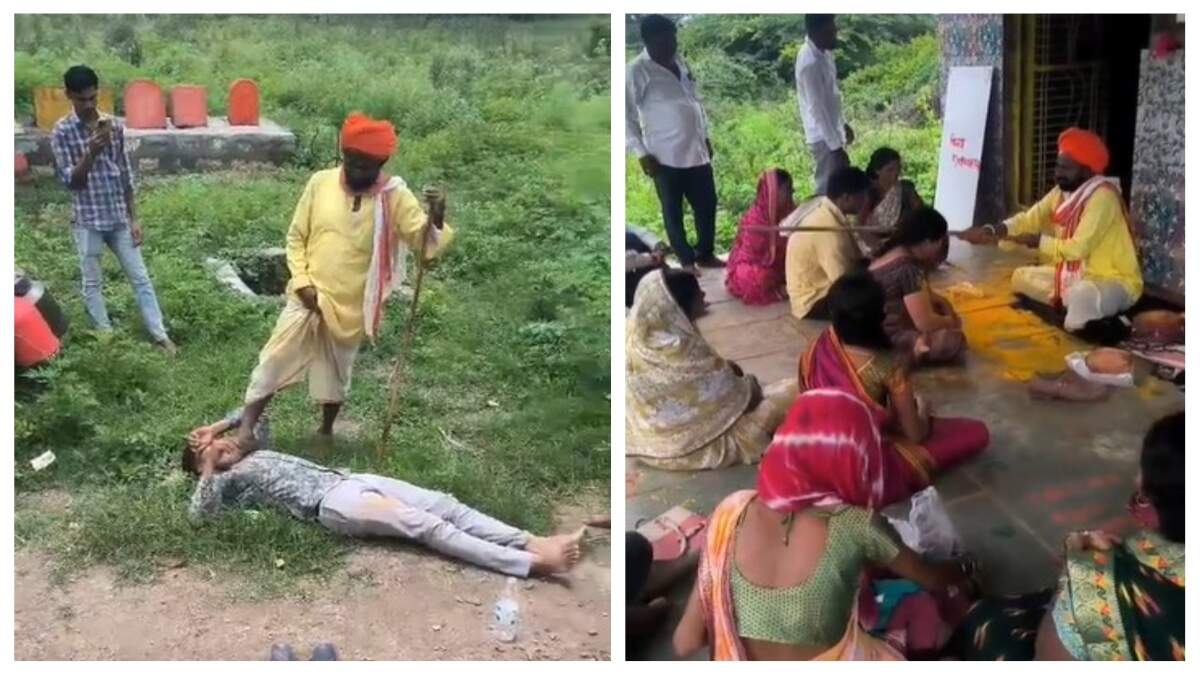 He used to treat the video of 'Pakhandi Baba' by putting shoes, urinating, urinating