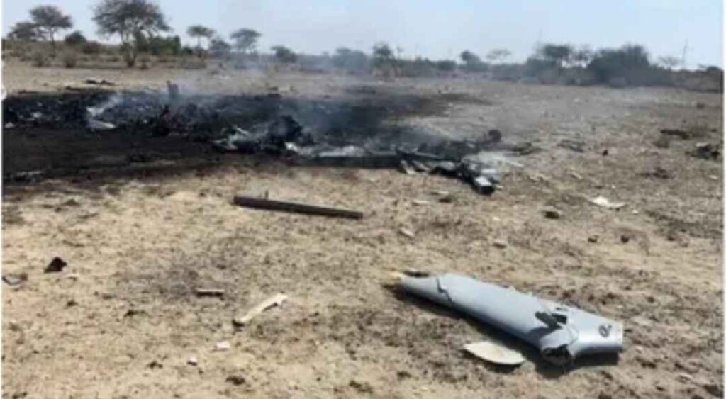 Indian Air Force fighter plane crash in Churu, Rajasthan, two pilots were aboard