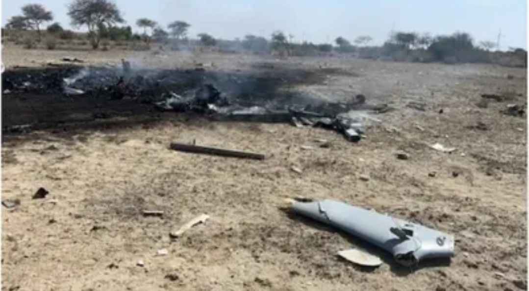 Indian Air Force fighter plane crash in Churu, Rajasthan, two pilots were aboard