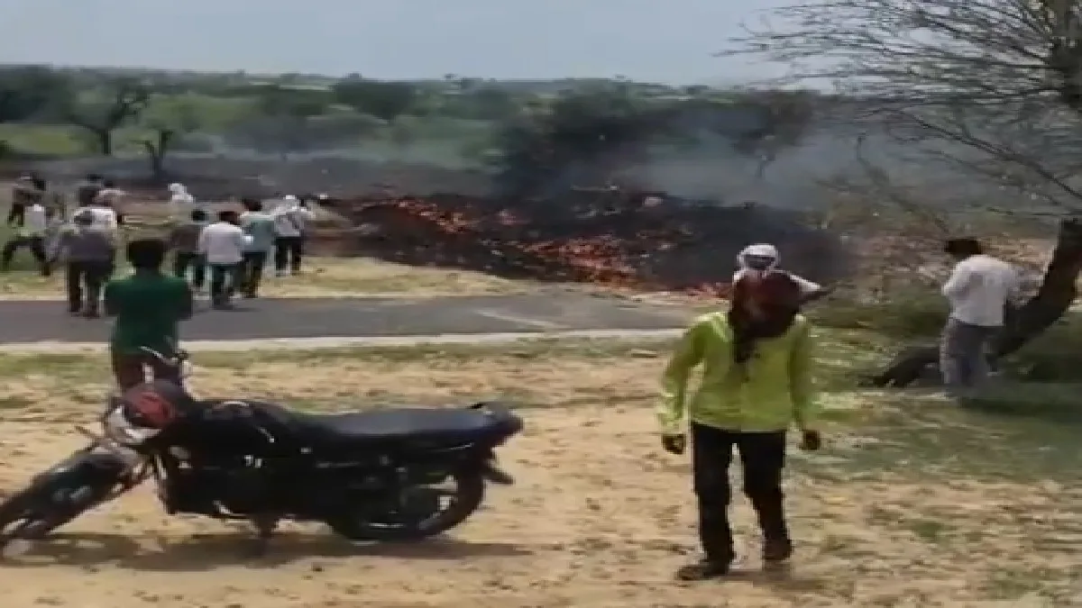 Jaguar Fighter Plane Crash in Rajasthan: Jaguar Fighter Plane Cras of Indian Air Force in Churu, Rajasthan, news of losing two pilots' life, Jaguar Fighter Plane Crash in Churu Rajasthan Pilot Killed