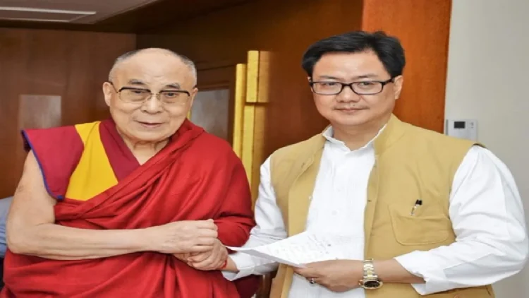 Kiren rijiju on dalai lama and china: 'No one can interfere in the election of Dalai Lama's successor', a clear answer to Modi government minister Kiren Rijiju, rebutting claim of china kiren rijiju said to China Lama