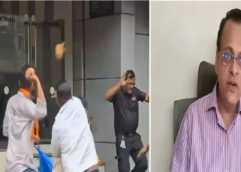 MNS Workers Pelted Stones at Businessman Sushil Keedia's Office: Marathi will not learn Marathi, MNS workers in Sushil Kedia's office Had posted that he will not learn marathi