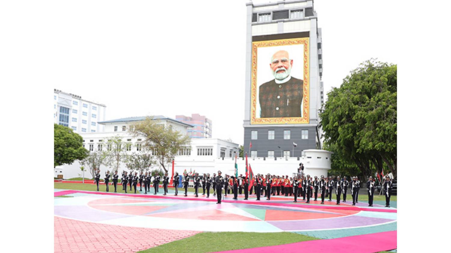Maldives National Defense Force gifted Prime Minister Modi as 'Hayakolhu' as a hospitality