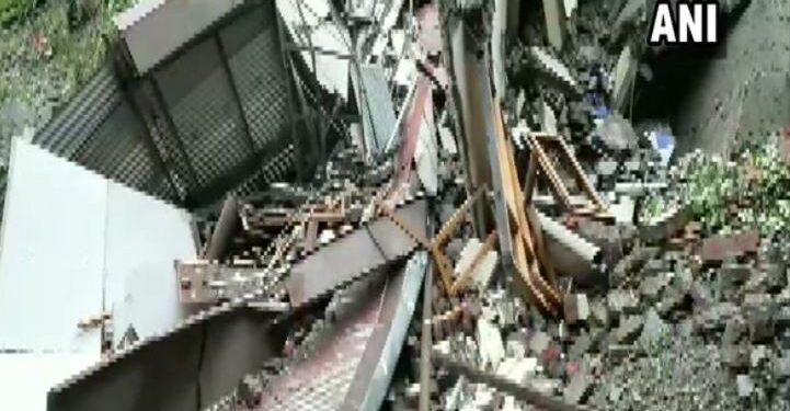 Monsoon havoc: five -storey building collapsed in Shimla, highway disrupted due to landslides in many places