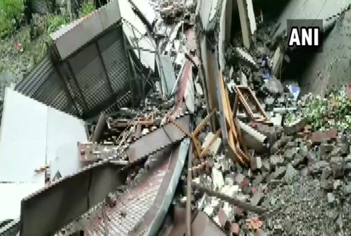 Monsoon havoc: five -storey building collapsed in Shimla, highway disrupted due to landslides in many places