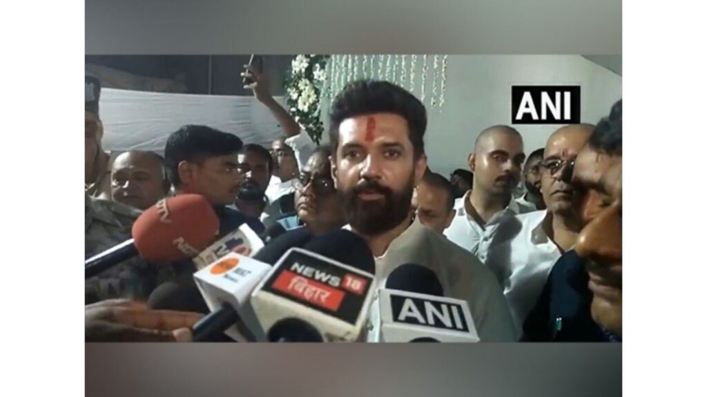 On linguistic violence, Chirag Paswan said, "How many partitions will be created among Indians"