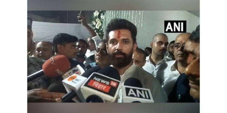 On linguistic violence, Chirag Paswan said, "How many partitions will be created among Indians"
