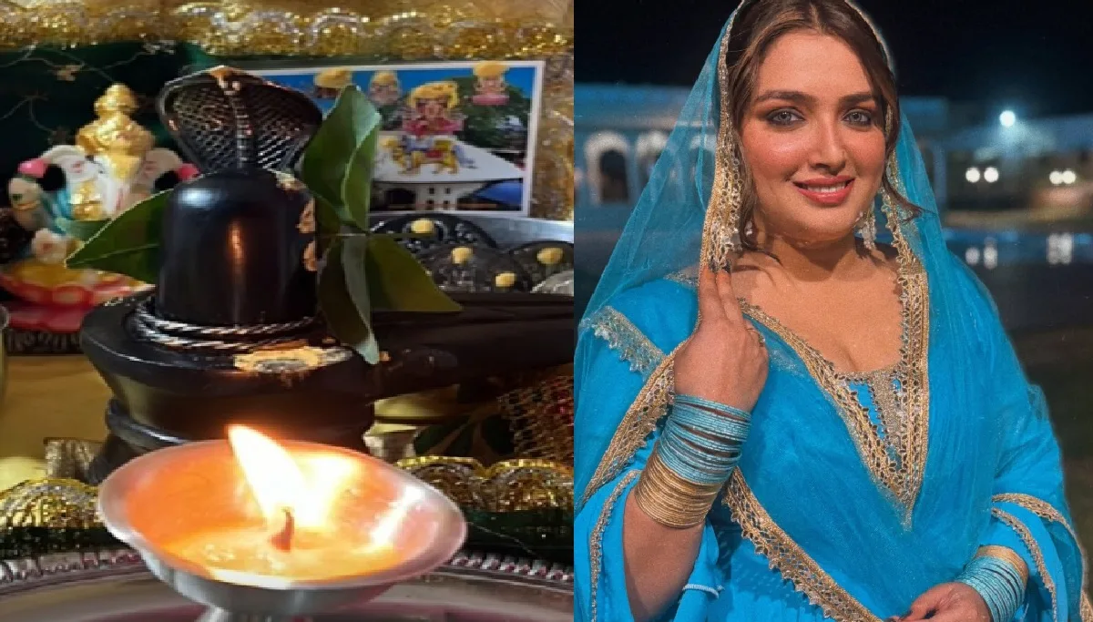 On the first day of Sawan, Amrapali Dubey shared the cute video, watching you will also say "Har Har Mahadev"