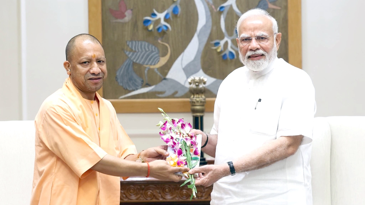 PM Modi-CM Yogi Meetingà ¥ ¤ Up News in Hindià ¥ ¤ UP BJPà ¥ ¤ Keshav Maurya | UP News: Yogi- Modi's meeting feared a big change in UP, BJP may soon get new state president. News Track in Hindi