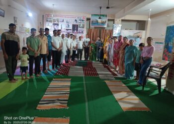 Patanjali family laying the foundation of nation building with yoga: Resolve to serve in teachers' meeting in Dausa