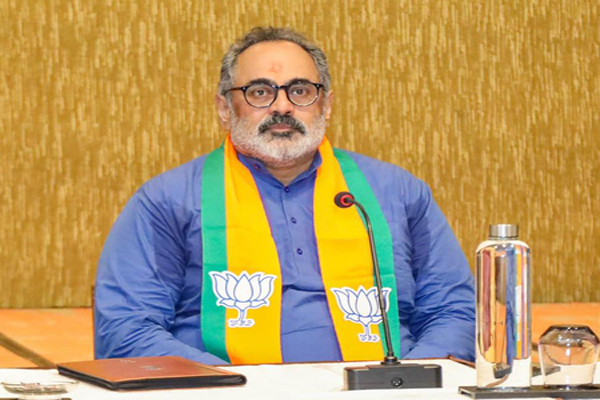 Rajiv Chandrashekhar's charge, Congress doing politics of appeasement