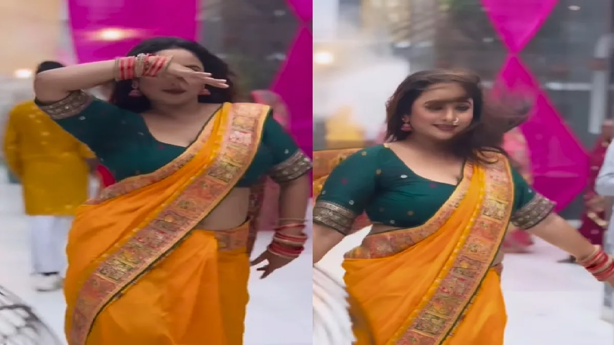 Rani Chatterjee drew electricity on set, made the atmosphere superhot from Balkhati Kamariya
