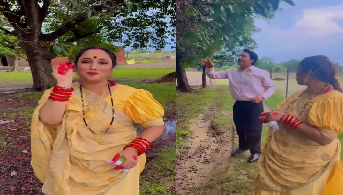 Rani Chatterjee has fun with one or two heroes, fresh berries eaten in village greenery