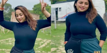 Rani Chatterjee was seen posing in the fields, the actress said- "It seems after a long time ..."
