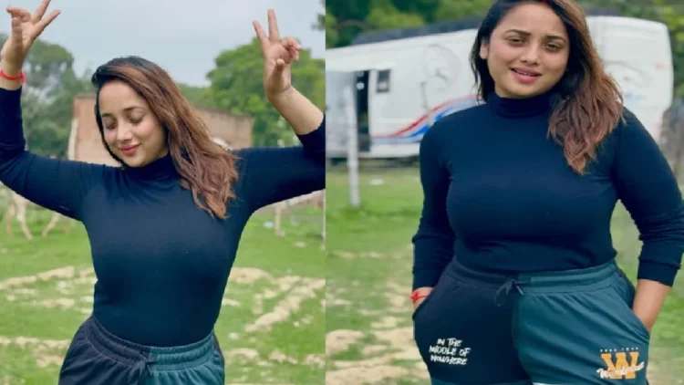 Rani Chatterjee was seen posing in the fields, the actress said- "It seems after a long time ..."