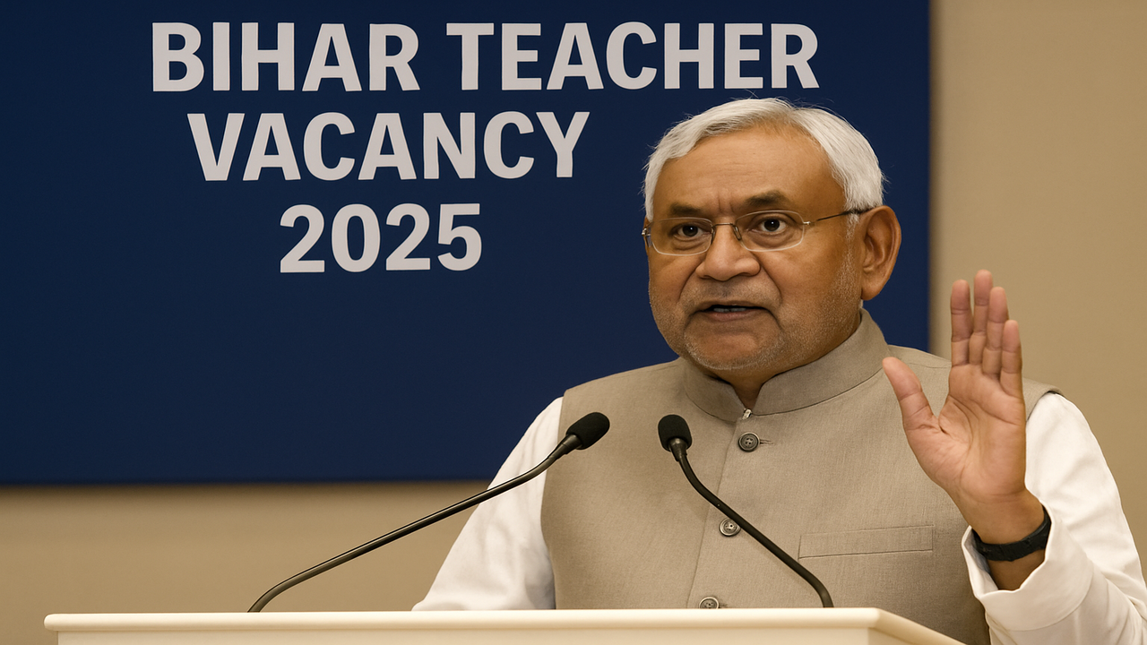Sarkari Naukari | Latest Government Teacher Vacancy 2025 | Bihar Teacher Recruitment 2025 | BPSC Teacher Recruitment 2025 | Nitish Kumar Social Media Post | Nitish Kumar Announcement on X | Government Job News | Government teacher recruitment explosion in Bihar! Will the youth benefit from Nitish Kumar's political bets? , News Track in Hindi