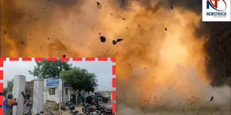 Tamil Nadu Sivakasi Massive Blast | 5 Died | Firecracker Factory Blast | Tamil Nadu Factory Accident | Sivakasi Fire Accident | Administrative Teams Engaged In Investigation | Shivkashi trembled due to terrible explosion! 5 killed, people were shocked to see the scene - administrative teams engaged in investigation. News Track in Hindi